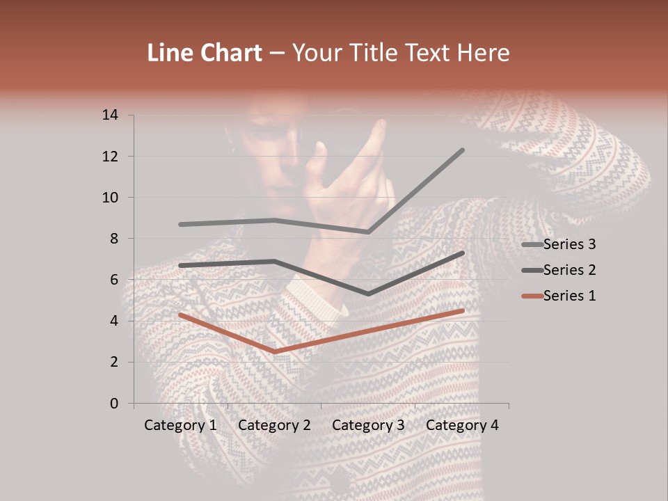 Hobby Portrait Caucasian PowerPoint Template