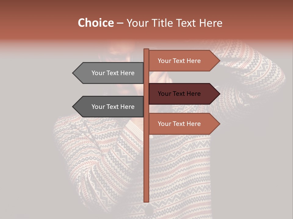 Hobby Portrait Caucasian PowerPoint Template