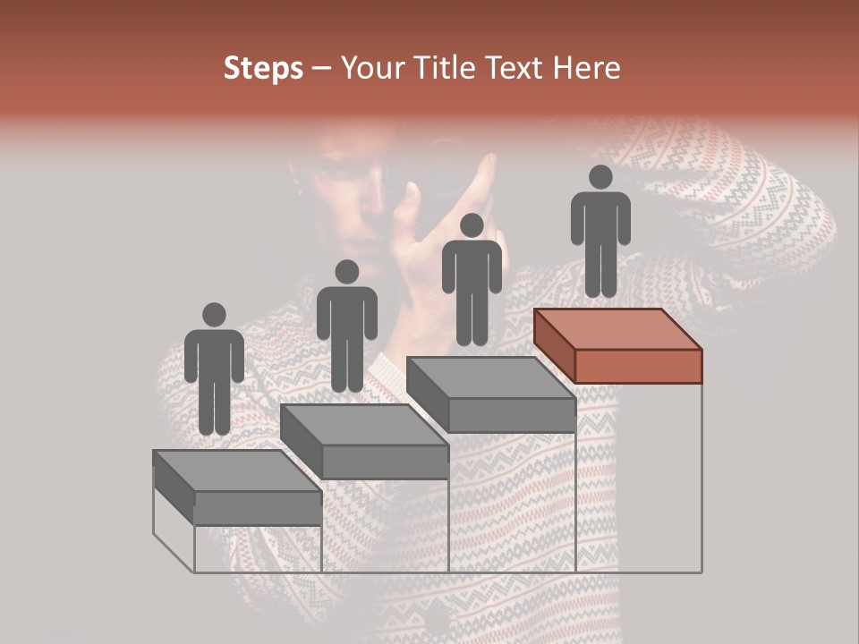 Hobby Portrait Caucasian PowerPoint Template