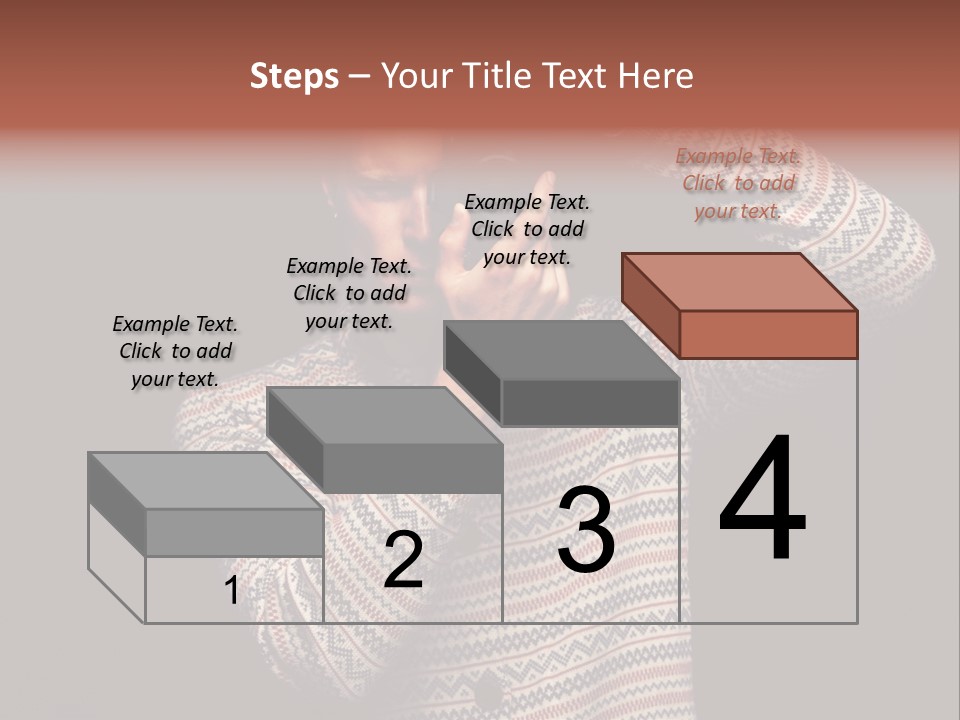 Hobby Portrait Caucasian PowerPoint Template