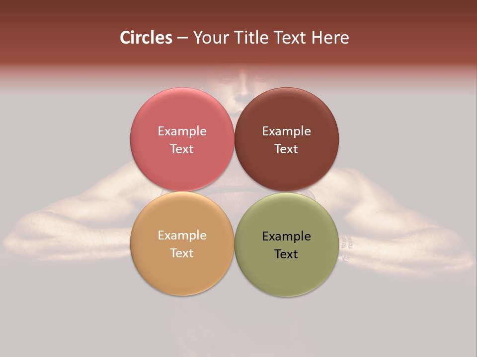 Torso Caucasian Standing PowerPoint Template