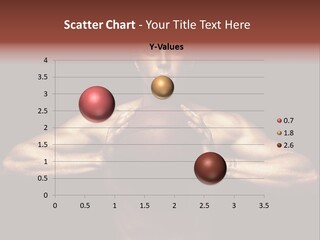 Torso Caucasian Standing PowerPoint Template