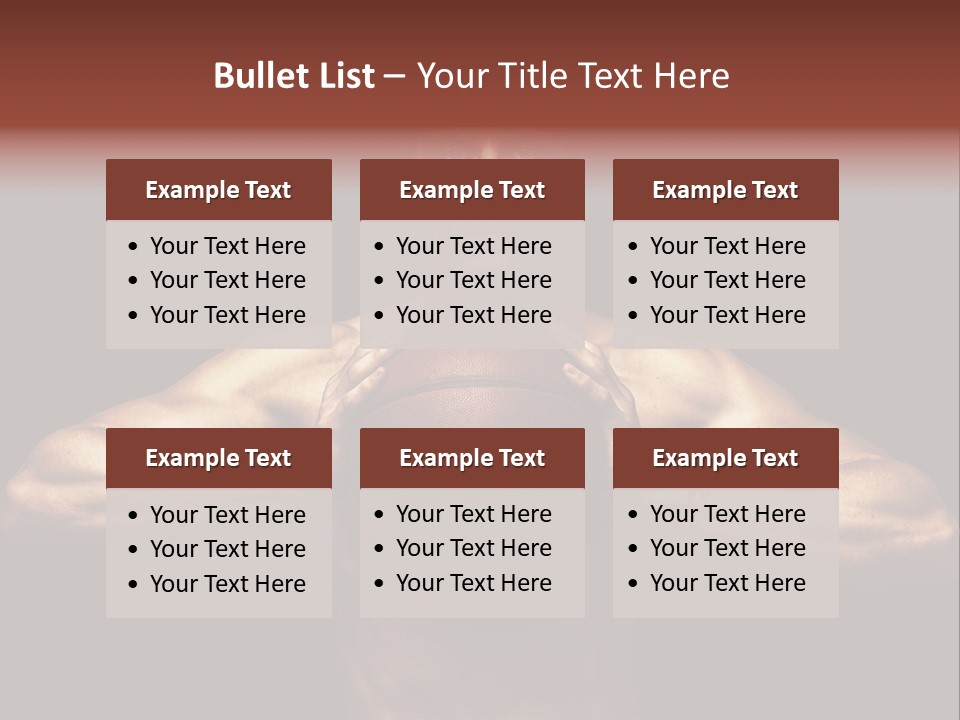 Torso Caucasian Standing PowerPoint Template