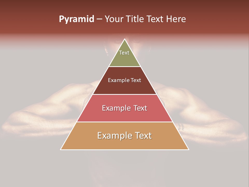 Torso Caucasian Standing PowerPoint Template