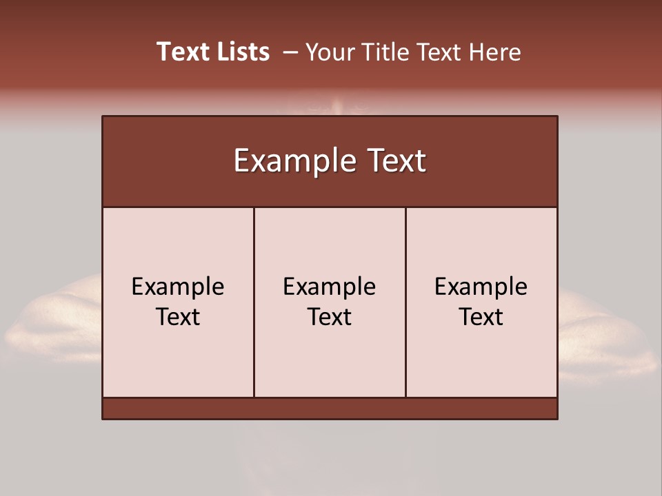 Torso Caucasian Standing PowerPoint Template