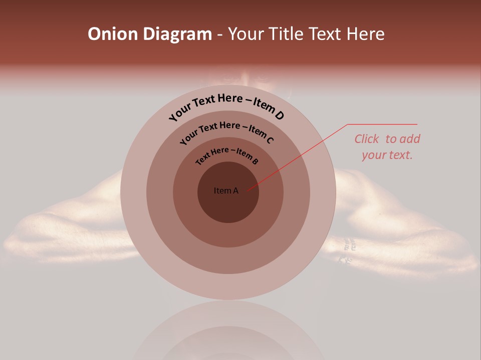 Torso Caucasian Standing PowerPoint Template