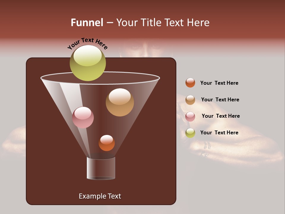 Torso Caucasian Standing PowerPoint Template