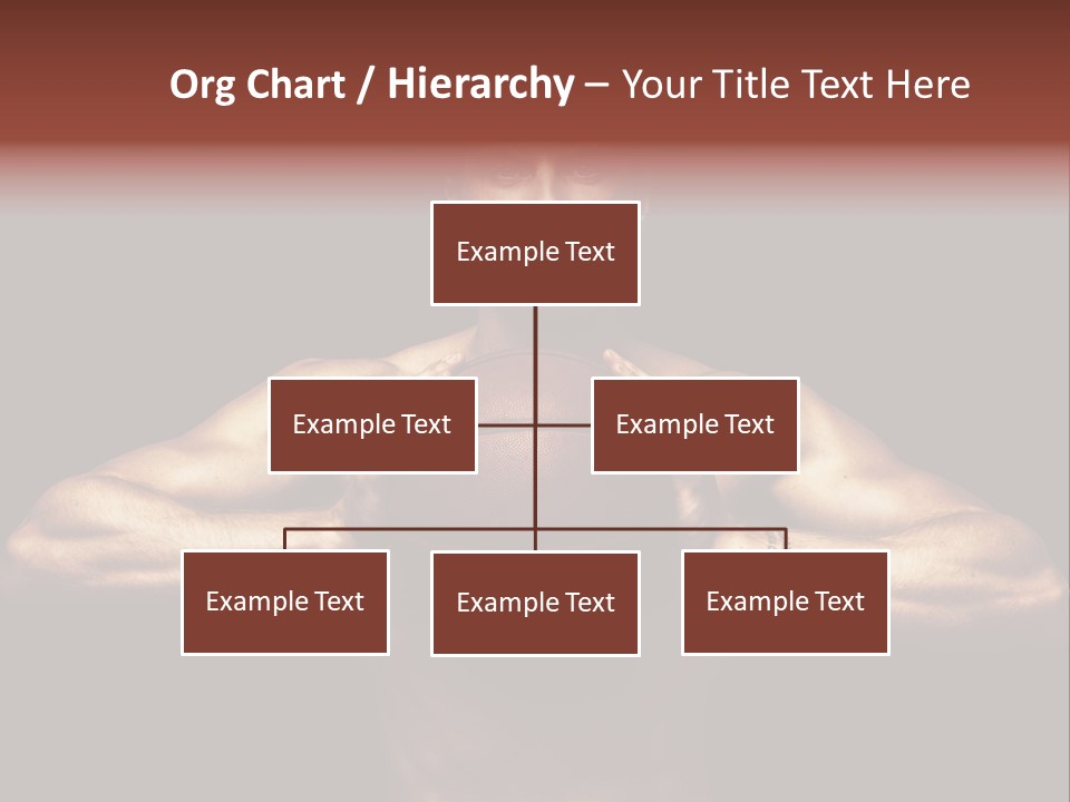 Torso Caucasian Standing PowerPoint Template