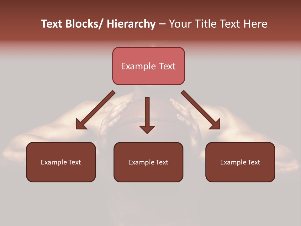Torso Caucasian Standing PowerPoint Template