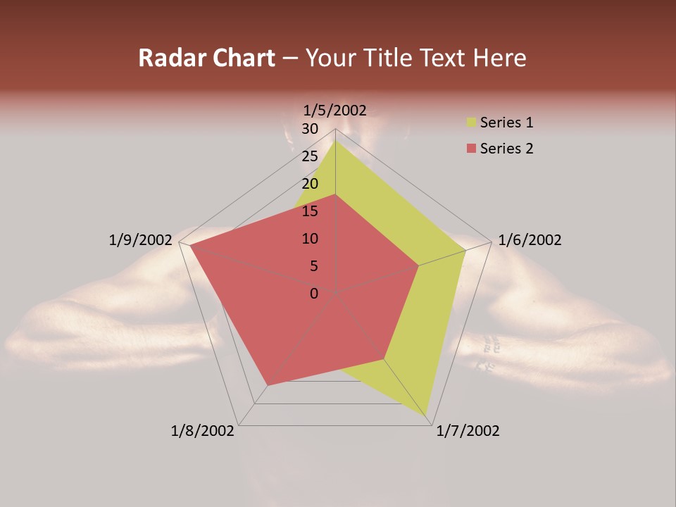 Torso Caucasian Standing PowerPoint Template