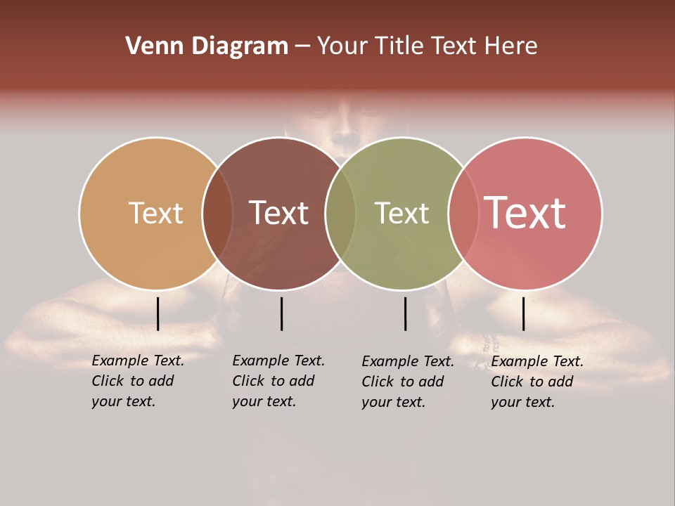 Torso Caucasian Standing PowerPoint Template