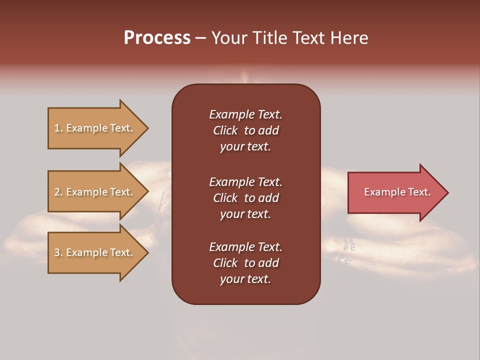 Torso Caucasian Standing PowerPoint Template
