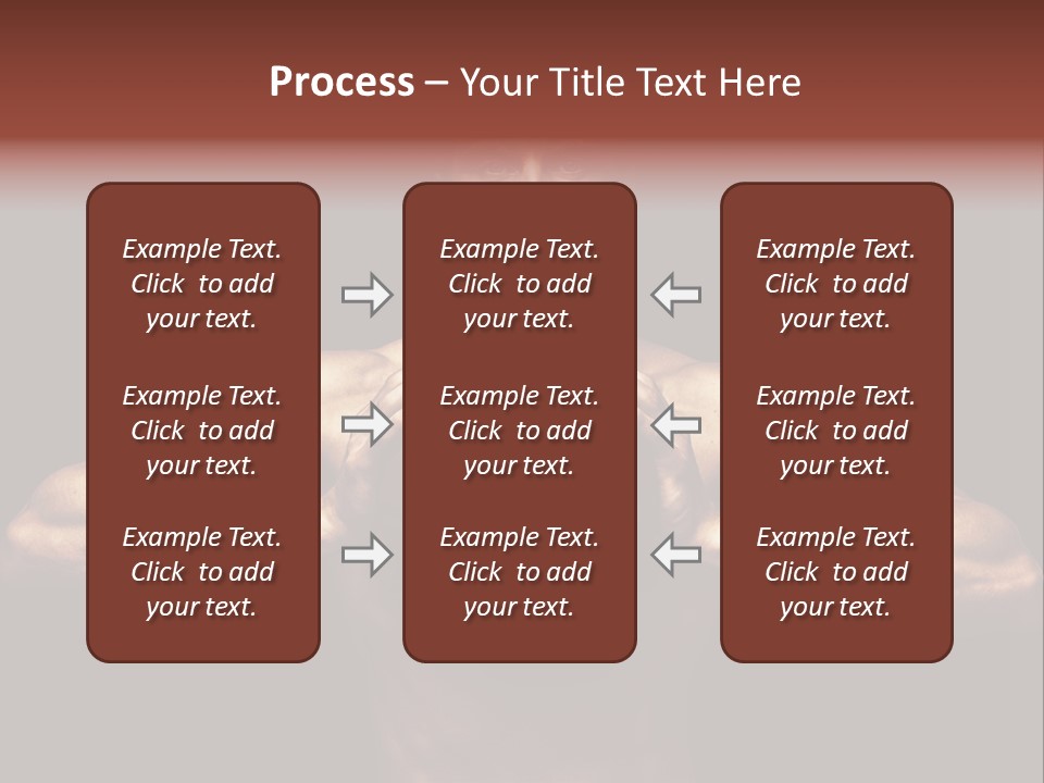 Torso Caucasian Standing PowerPoint Template