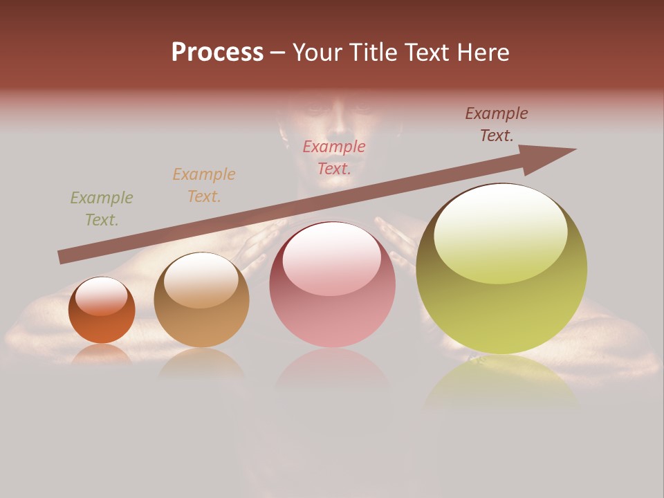 Torso Caucasian Standing PowerPoint Template