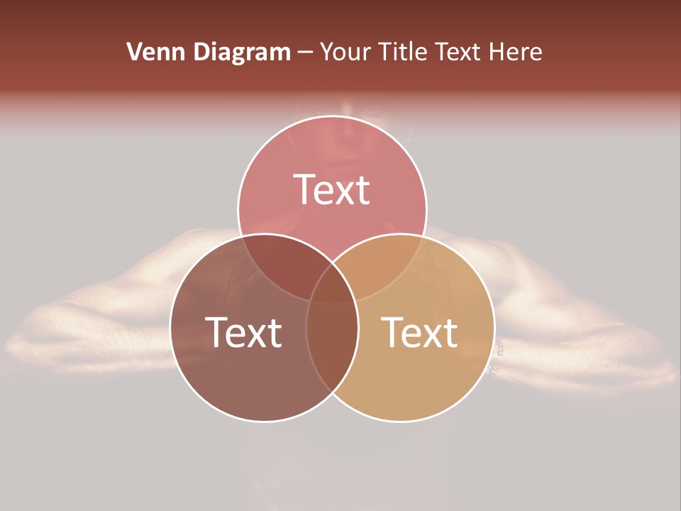 Torso Caucasian Standing PowerPoint Template