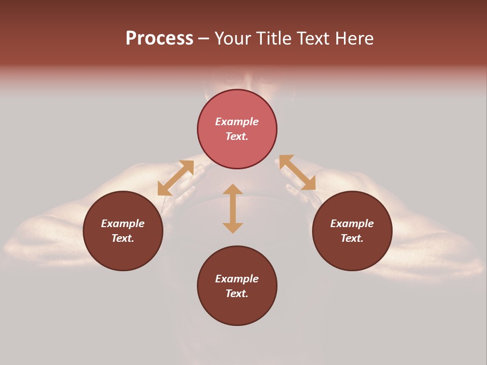 Torso Caucasian Standing PowerPoint Template