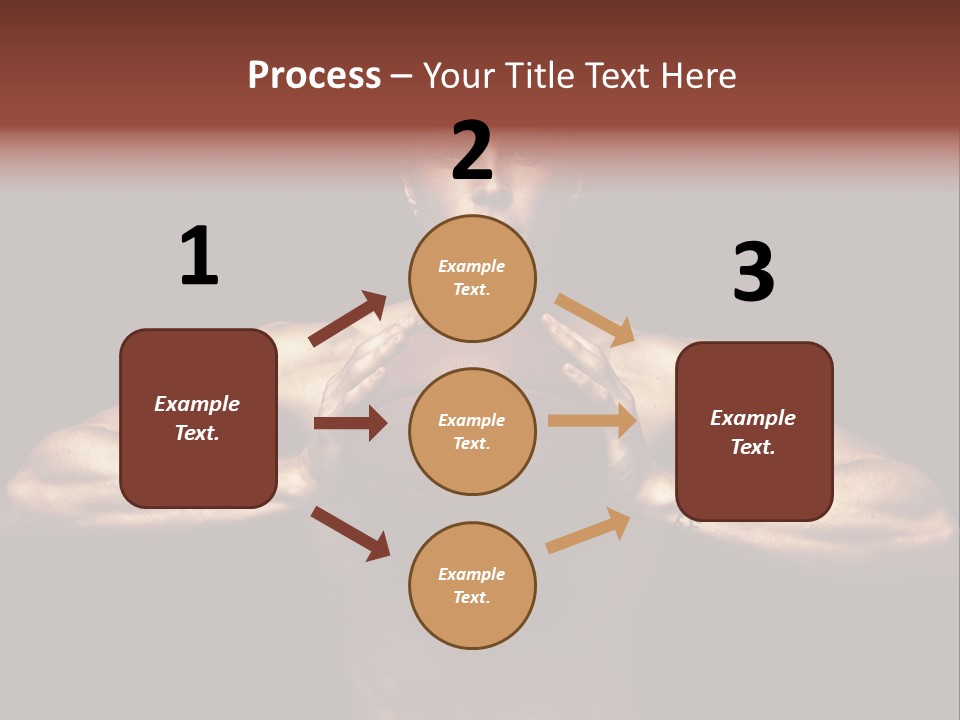 Torso Caucasian Standing PowerPoint Template