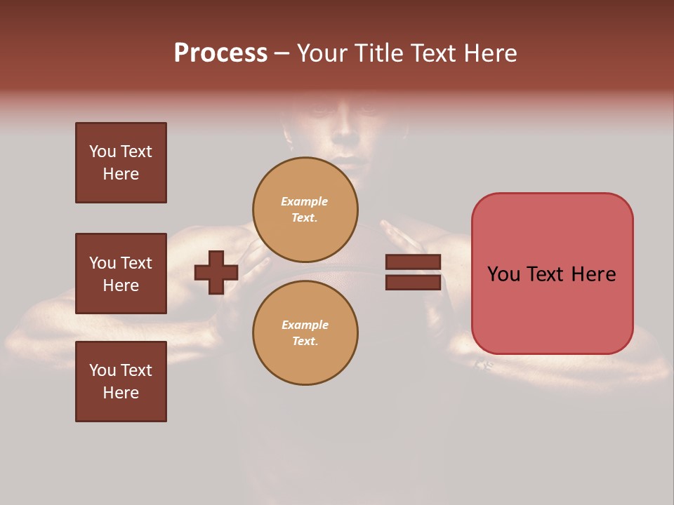 Torso Caucasian Standing PowerPoint Template