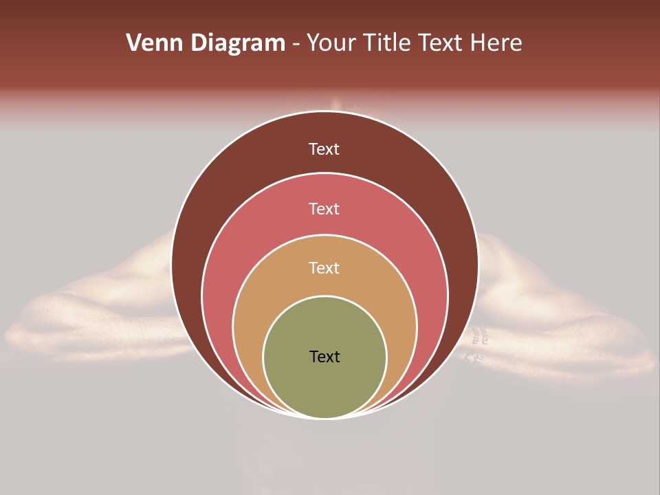 Torso Caucasian Standing PowerPoint Template