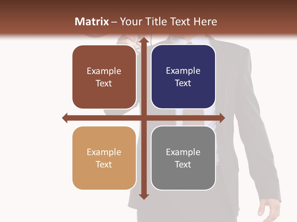 Successful Leader Caucasian PowerPoint Template