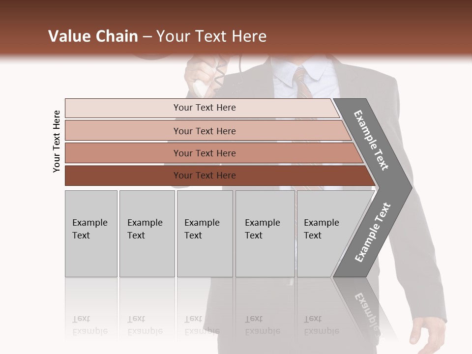 Successful Leader Caucasian PowerPoint Template
