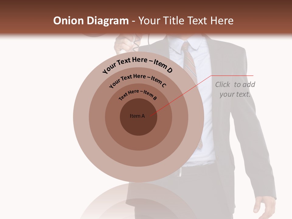 Successful Leader Caucasian PowerPoint Template