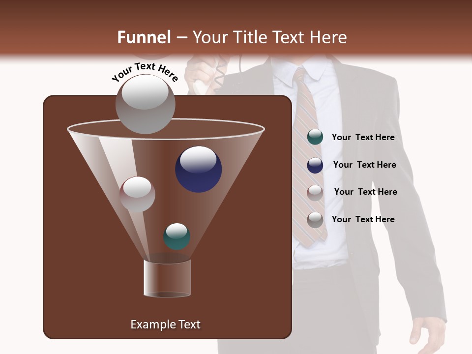 Successful Leader Caucasian PowerPoint Template