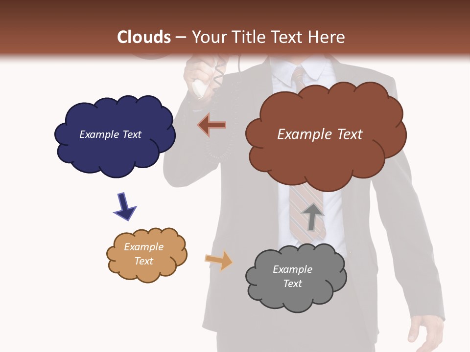 Successful Leader Caucasian PowerPoint Template