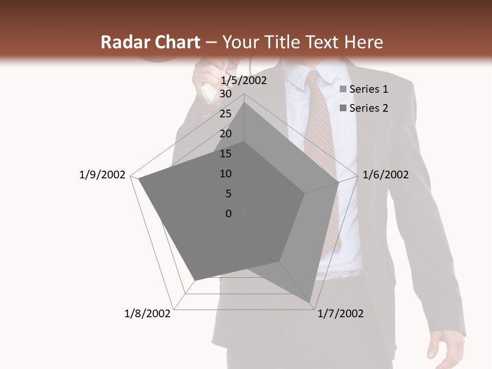 Successful Leader Caucasian PowerPoint Template