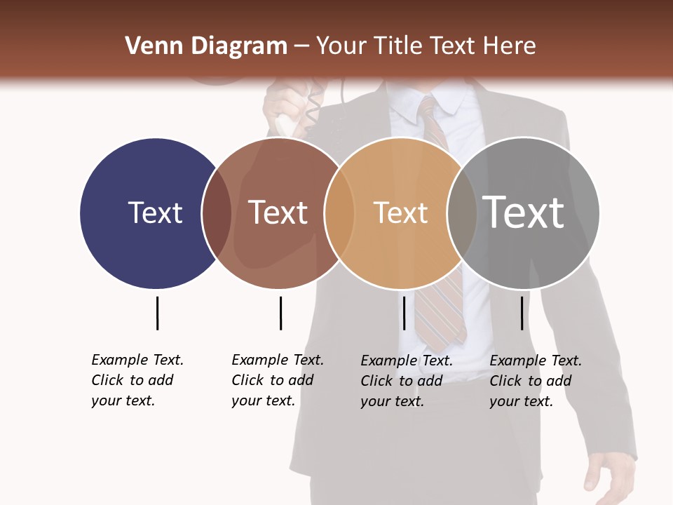 Successful Leader Caucasian PowerPoint Template