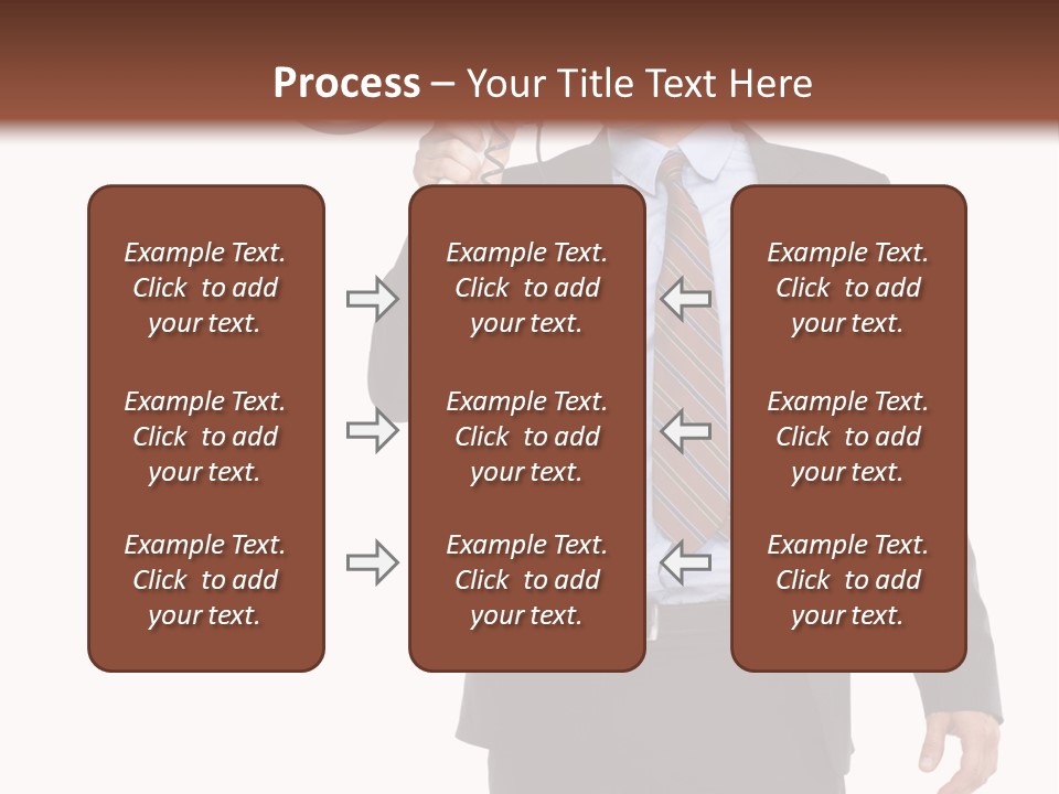 Successful Leader Caucasian PowerPoint Template