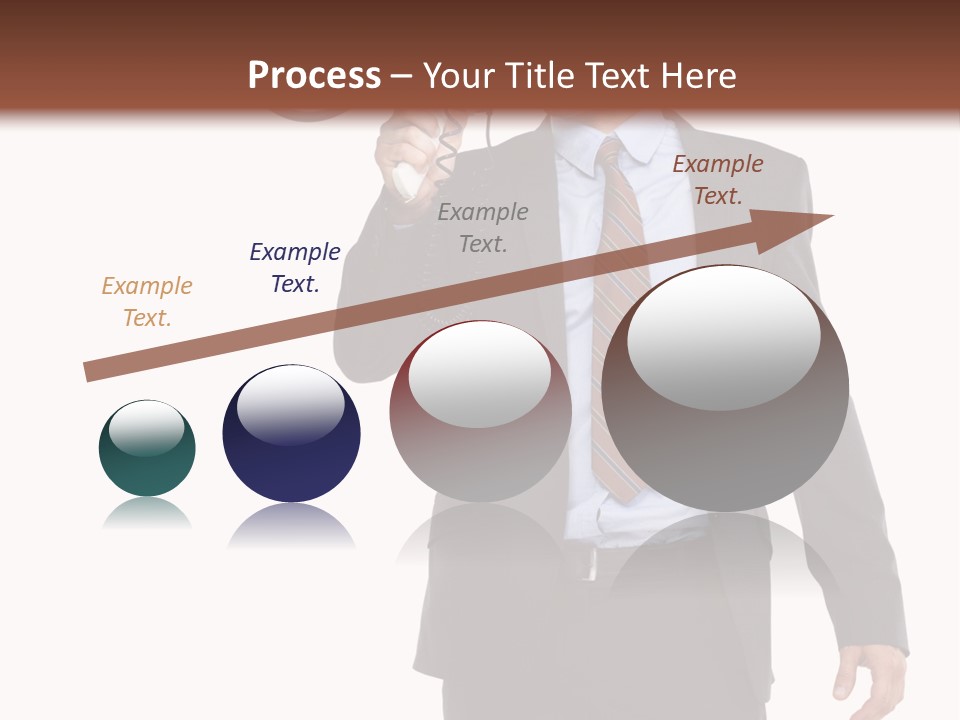 Successful Leader Caucasian PowerPoint Template