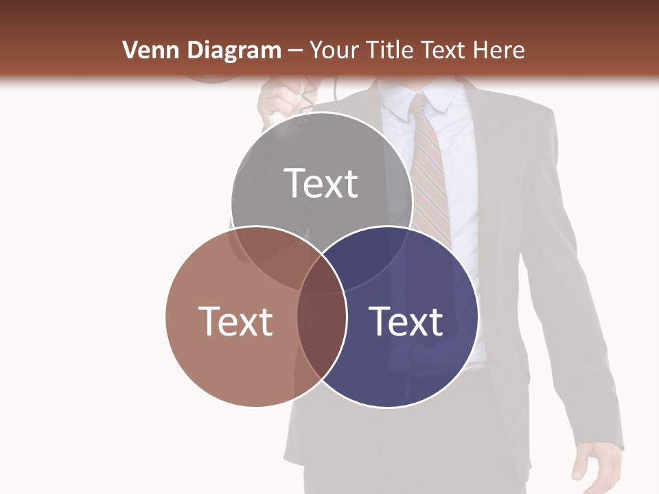 Successful Leader Caucasian PowerPoint Template