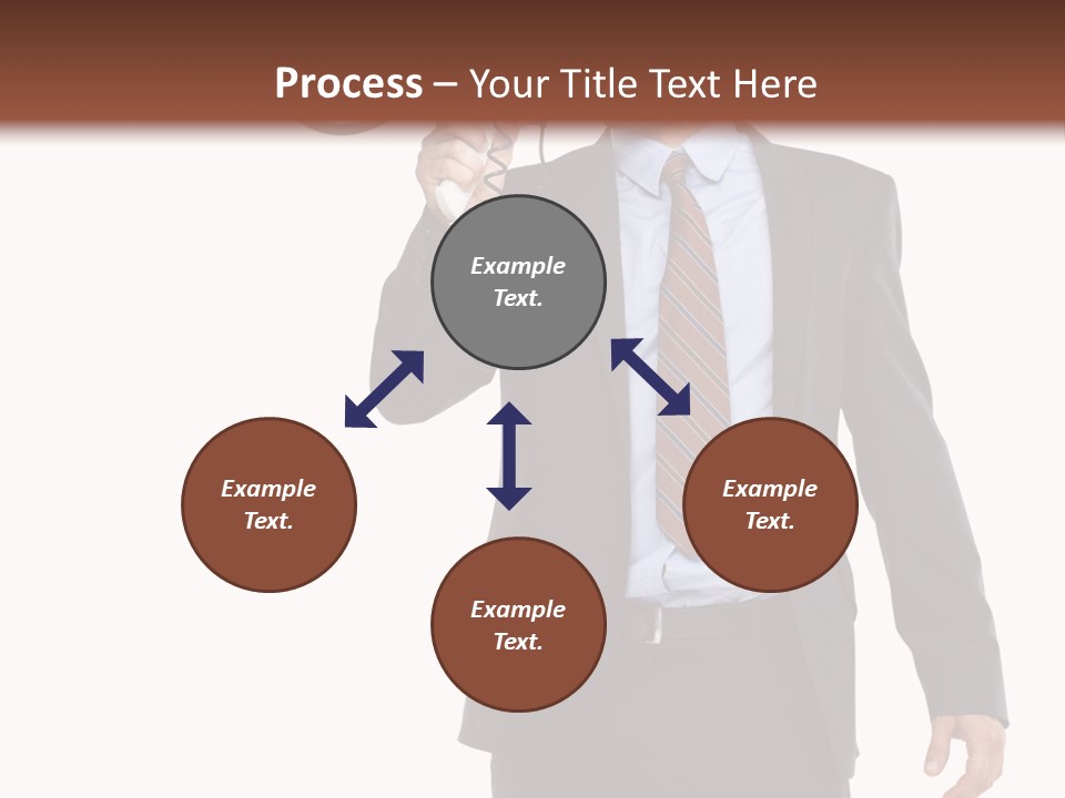 Successful Leader Caucasian PowerPoint Template
