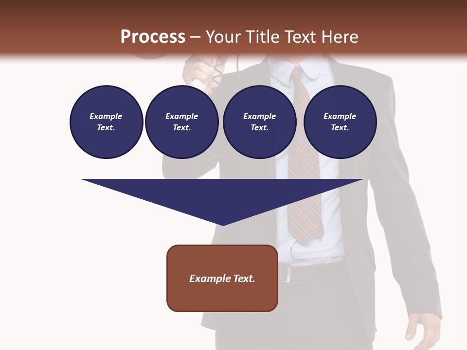 Successful Leader Caucasian PowerPoint Template