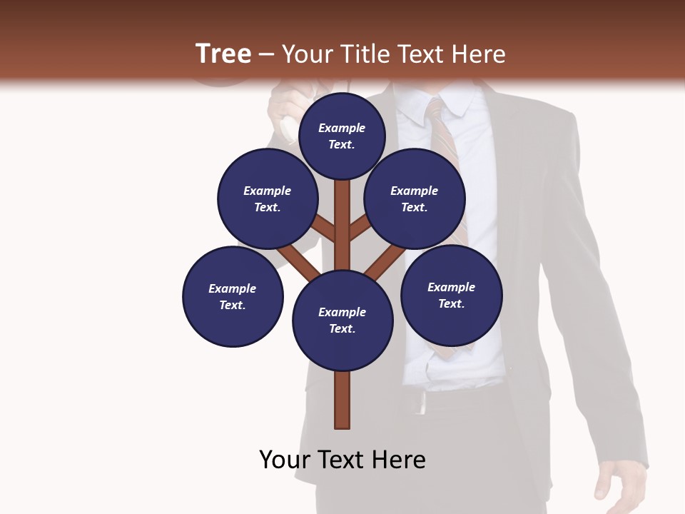 Successful Leader Caucasian PowerPoint Template