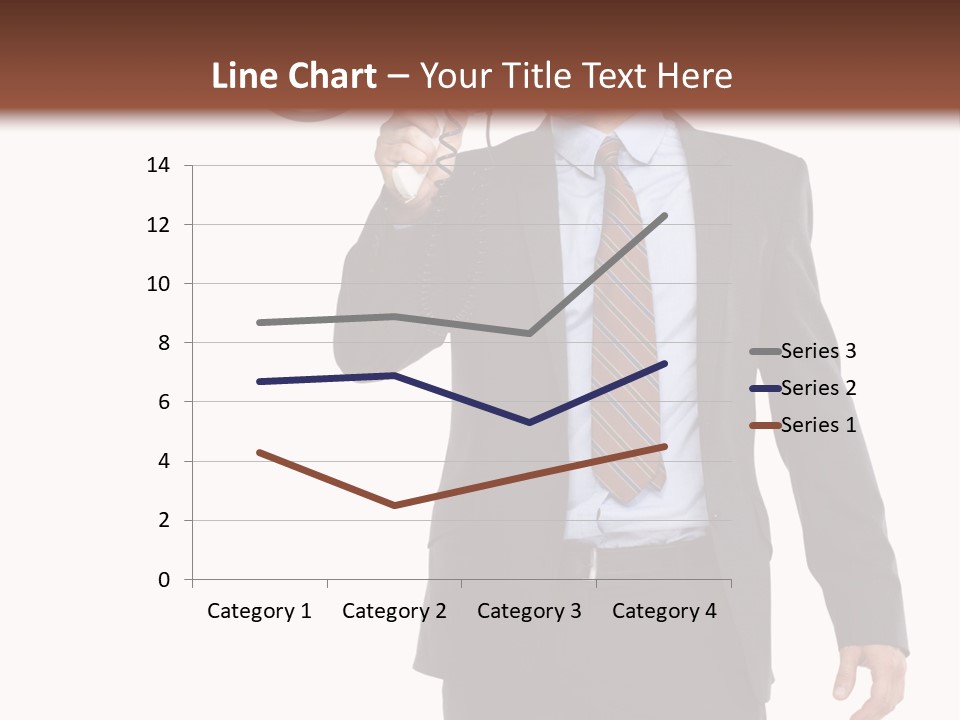 Successful Leader Caucasian PowerPoint Template