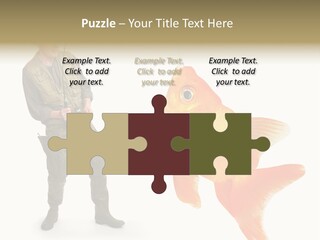 Fish Happy Hunting PowerPoint Template