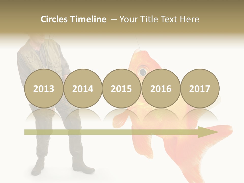 Fish Happy Hunting PowerPoint Template