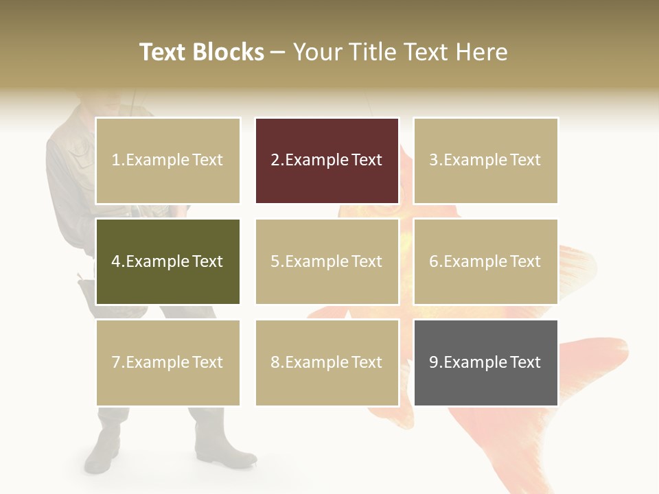 Fish Happy Hunting PowerPoint Template