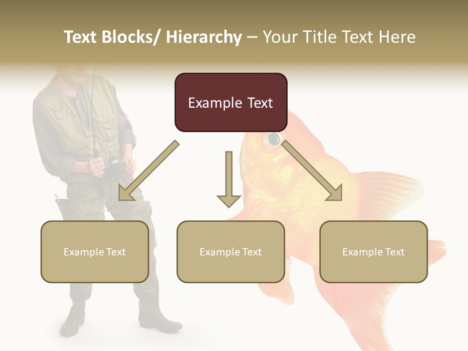 Fish Happy Hunting PowerPoint Template