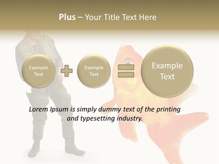 Fish Happy Hunting PowerPoint Template