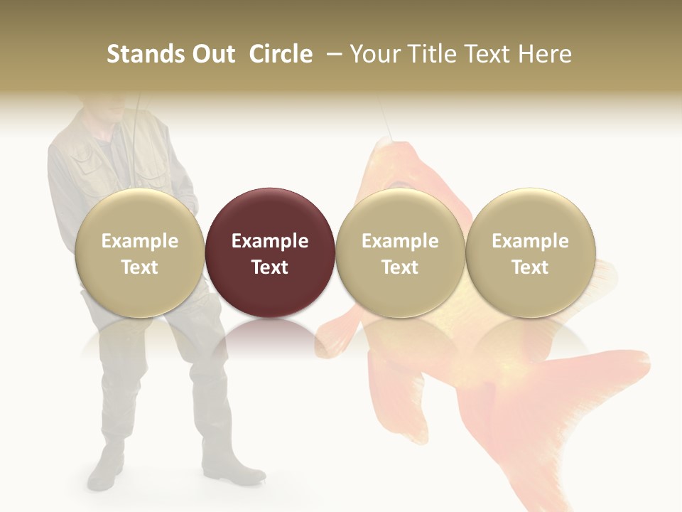 Fish Happy Hunting PowerPoint Template