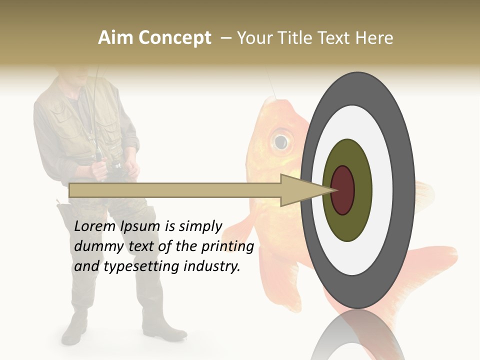 Fish Happy Hunting PowerPoint Template