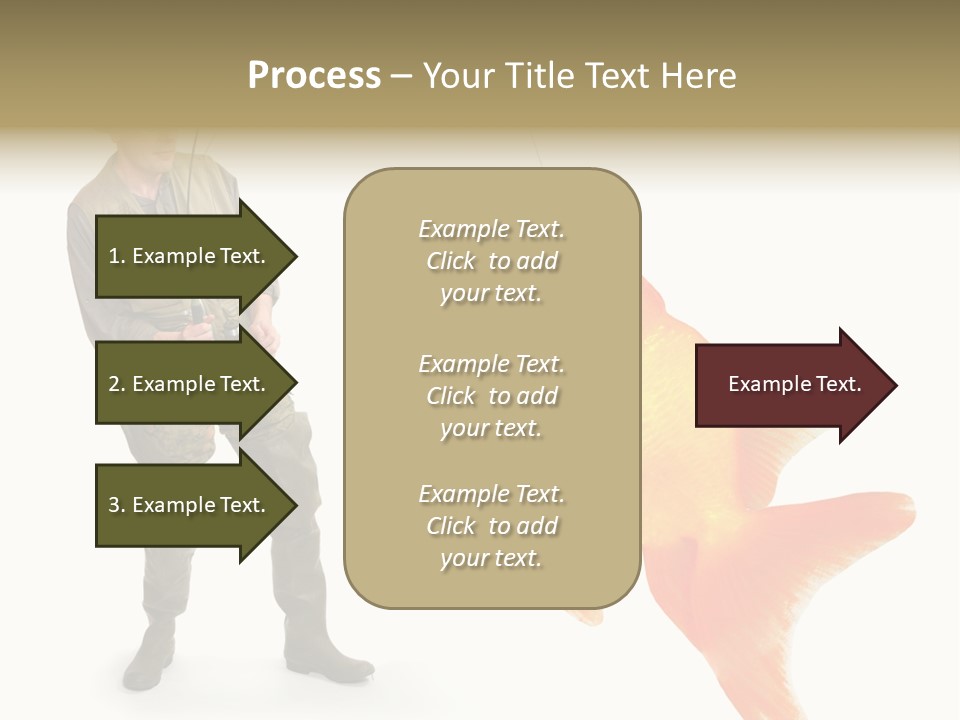 Fish Happy Hunting PowerPoint Template