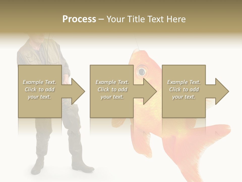 Fish Happy Hunting PowerPoint Template