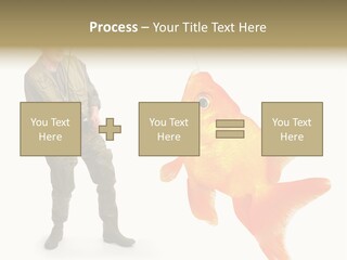 Fish Happy Hunting PowerPoint Template