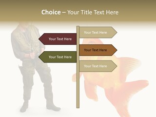 Fish Happy Hunting PowerPoint Template