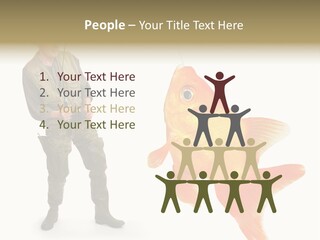 Fish Happy Hunting PowerPoint Template
