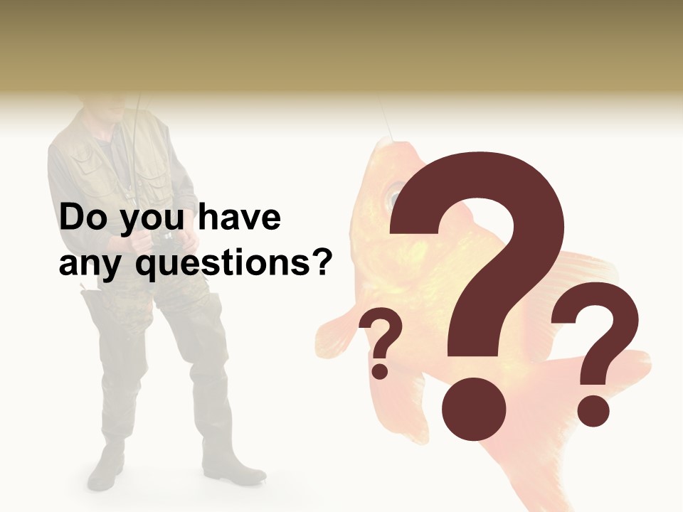 Fish Happy Hunting PowerPoint Template